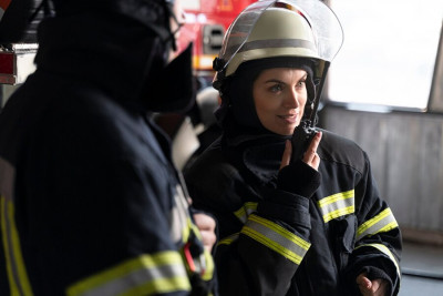 Tkaniny trudnopalne w odzieży strażackiej