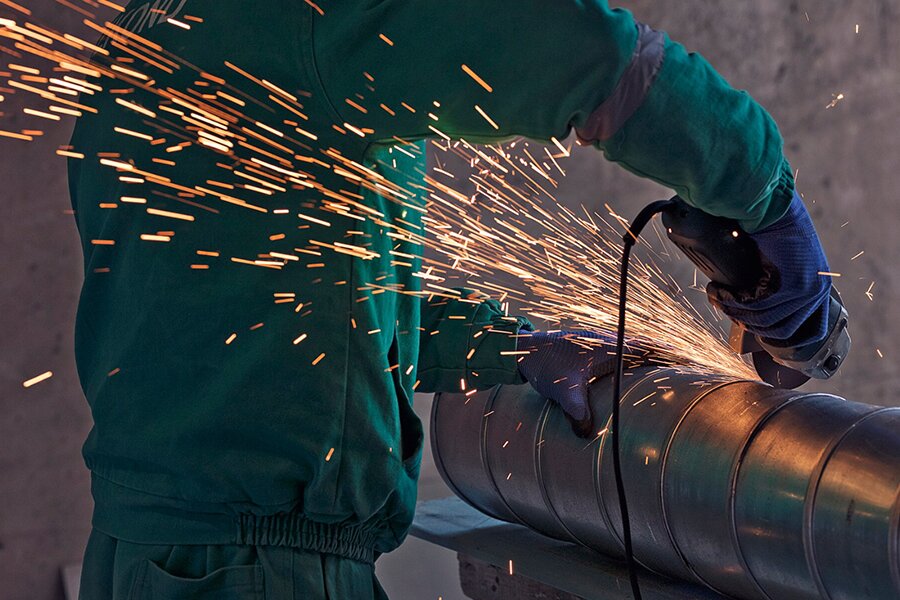 Tkaniny trudnopalne dla pracowników przemysłowych