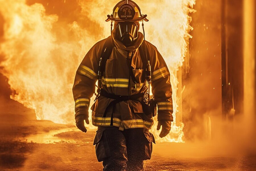 Tkaniny trudnopalne w odzieży ratunkowej